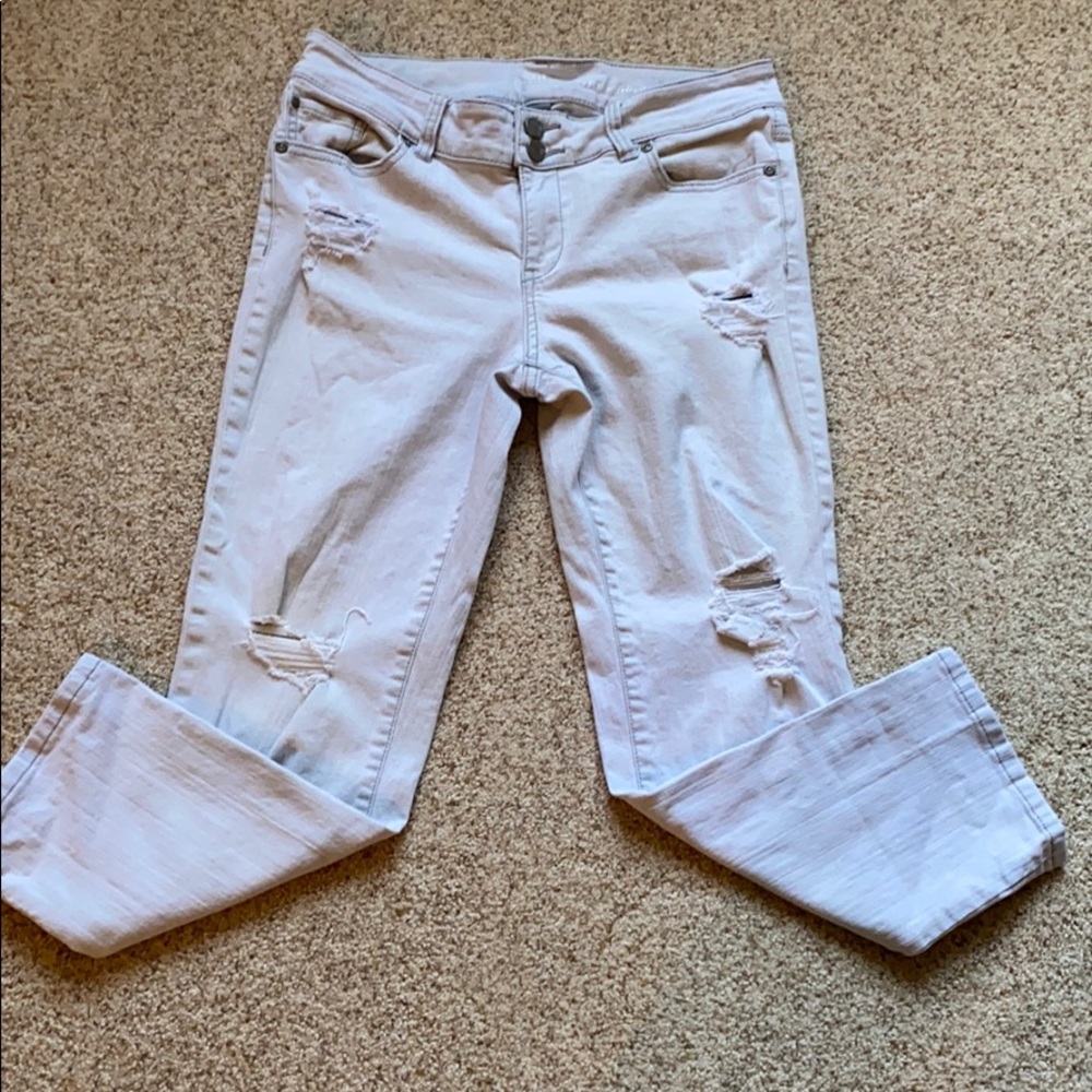 New York & Company Cropped Boyfriend Jeans Sz 8